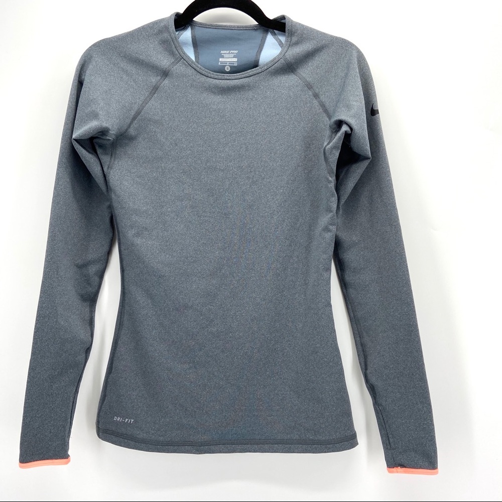 Nike Hyperwarm Long Sleeve Mesh Panel Training Top